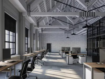 Loft Office 14 3D model
