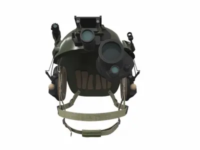 Tactical military helmet FG-1 3D model