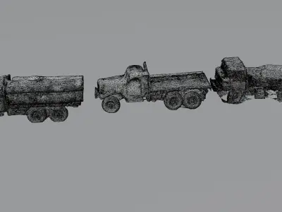 Soviet Truck Pack 3D model