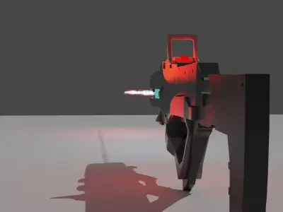 Sci fi Gun Free 3D model