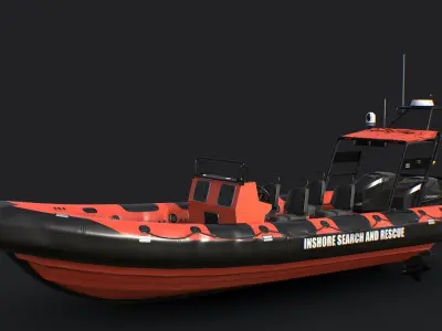 ISAR Rhib Low-poly 3D model