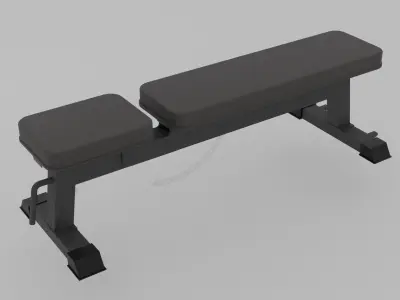 Adjustable Weight Bench 3D model purchase