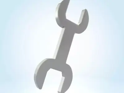 Spanner 3D model