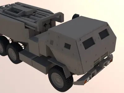 Himars MLRS 3D model