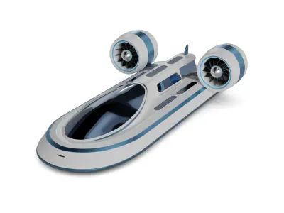Hovercraft 3D model purchase