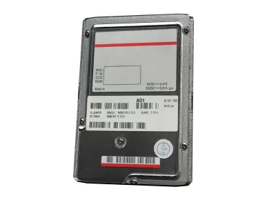 HDD Hard Drive Computer Part Memory Tech Machine Metal PC  Low-poly 3D model