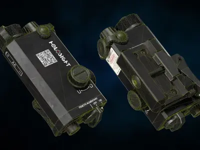 Holosight Aim Laser Sight  Low-poly 3D model