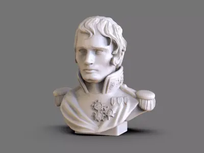Napoleon Bust 3D print model purchase