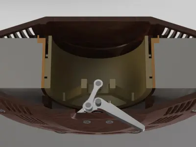 Yacht Deck Vent Free 3D model