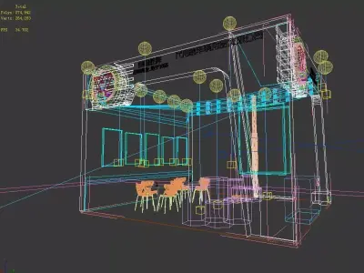 Exhibition - Area -6X6-3DMAX2009-48 3D model