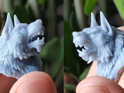 WOLF 3D DECOR Free 3D print model