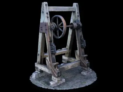 splitter wood 3D model