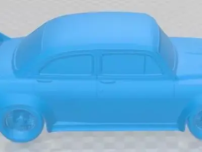 Seat 1400 1963 Tuning Printable Car 3D print model