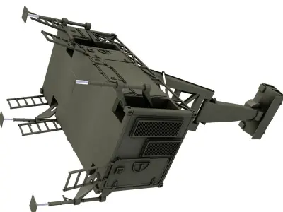 Giraffe AMB Radar 3D model