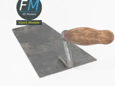 Trowel 3D model purchase