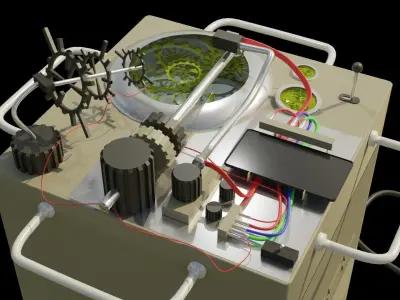 Time machine Free 3D model purchase