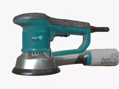 Eccentric Sander Low-poly 3D model