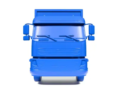 Delivery truck 2 3D print model