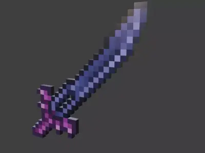 Nights Edge From Terraria Low-poly 3D model