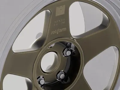 ROCH Rotifom Rims Low-poly 3D model