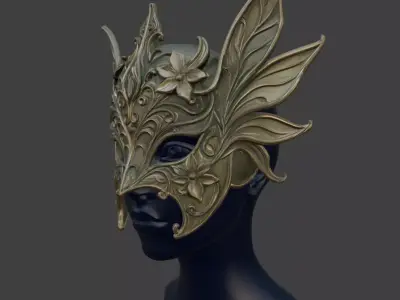 ETHEREAL FAE MASK 3D print model