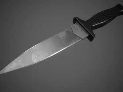 Knife - LowPoly Low-poly 3D model