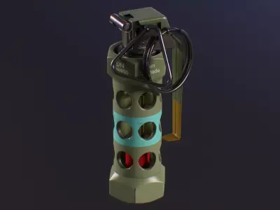 Flashbang Free low-poly 3D model