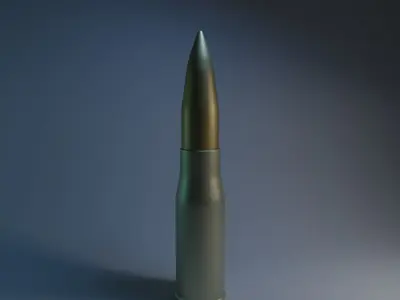 Bullet Free low-poly 3D model
