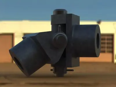 Universal Joint 3D model 2