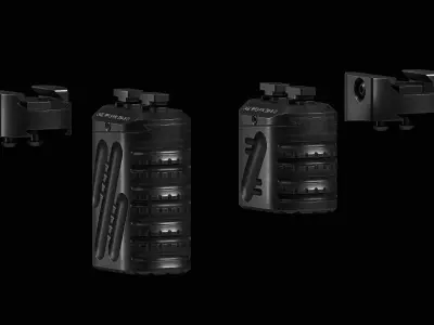 Zero 8 V2 Multi Angle Grip Low-poly 3D model