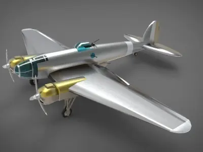 Heinkel He 111 3D model buy