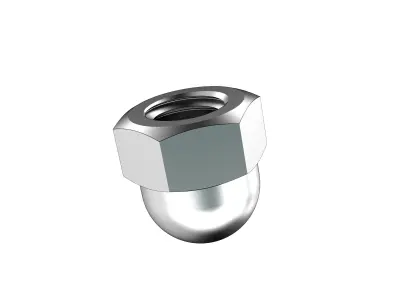 Dome nut Free 3D print model