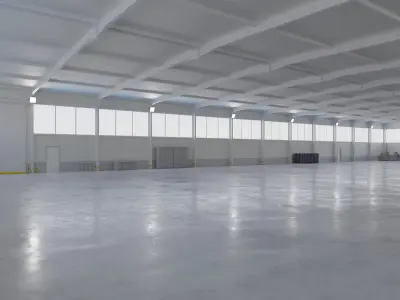 Warehouse Interior 5 3D model