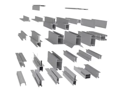 ALUMINUM PROFILES 3D model