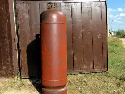 balloon old rusty fire extinguisher Low-poly 3D model