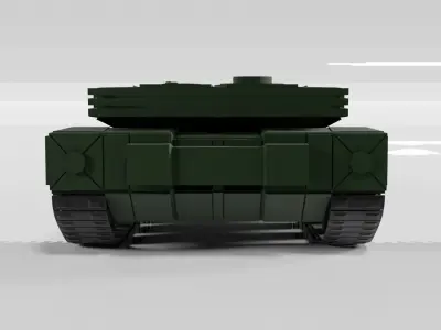tank b20m Low-poly 3D model