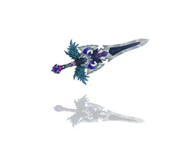 Demon Lord Dagger Low-poly 3D model