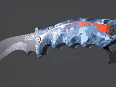 Machete-Lowpoly Low-poly 3D model