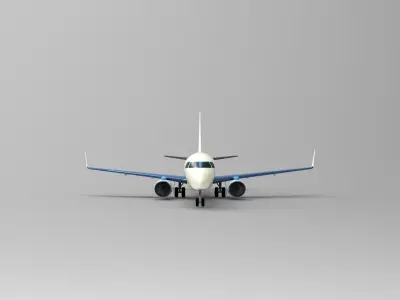 Embraer E190 3D model purchase