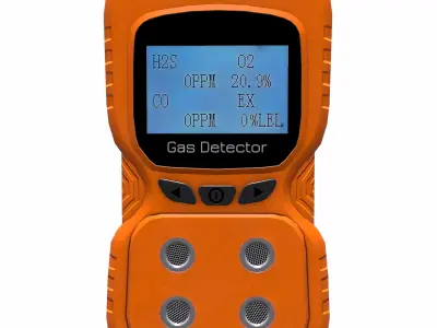 Multi-Gas Detector Low Poly Low-poly 3D model