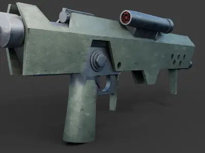 Jodo Kast Blaster Low-poly 3D model