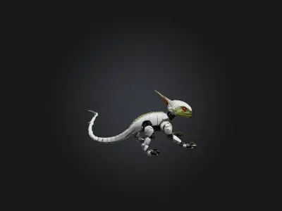 RoboLizard Model Low-poly 3D model
