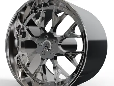 ASANTI AF826 WHEEL 3D MODEL 3D model