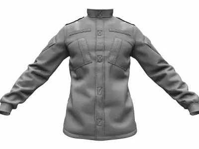 ACU Army Combat Uniform Jacket High Poly 3D model