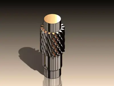 Helix Gear  Free 3D model