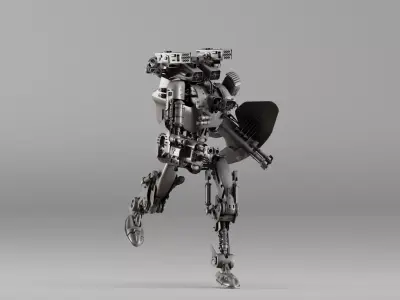 S00010 Advanced Military Combat Mech 3D print model