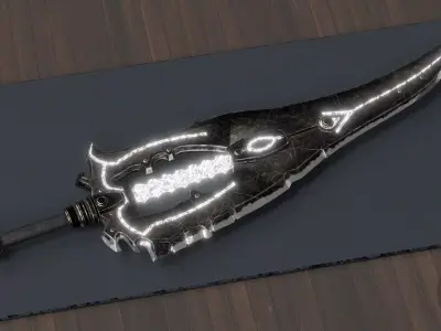 Sword003  High-Quality Game Ready 3D Sword Asset Low-poly 3D model