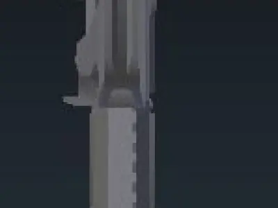MPT76 Untextured Low-poly 3D model