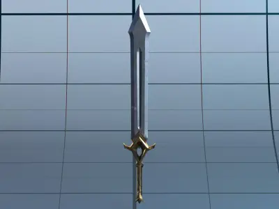 Sword 2 PBR 3D model