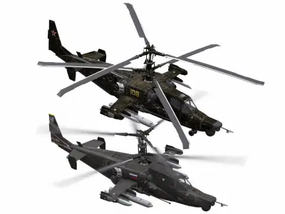 AirCraft 09 - Helicopter 3D model